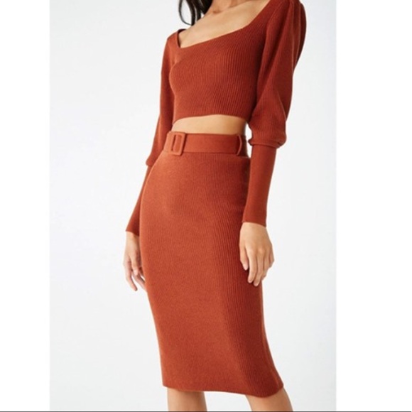 Forever 21 Dresses & Skirts - Forever 21 ribbed bodycon skirt